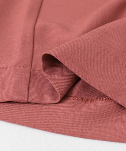 可搭配套裝 易打理雙褶寬鬆西裝褲