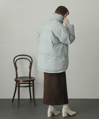 羊毛感針織開叉修身半身裙