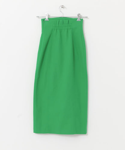 羊毛感針織開叉修身半身裙