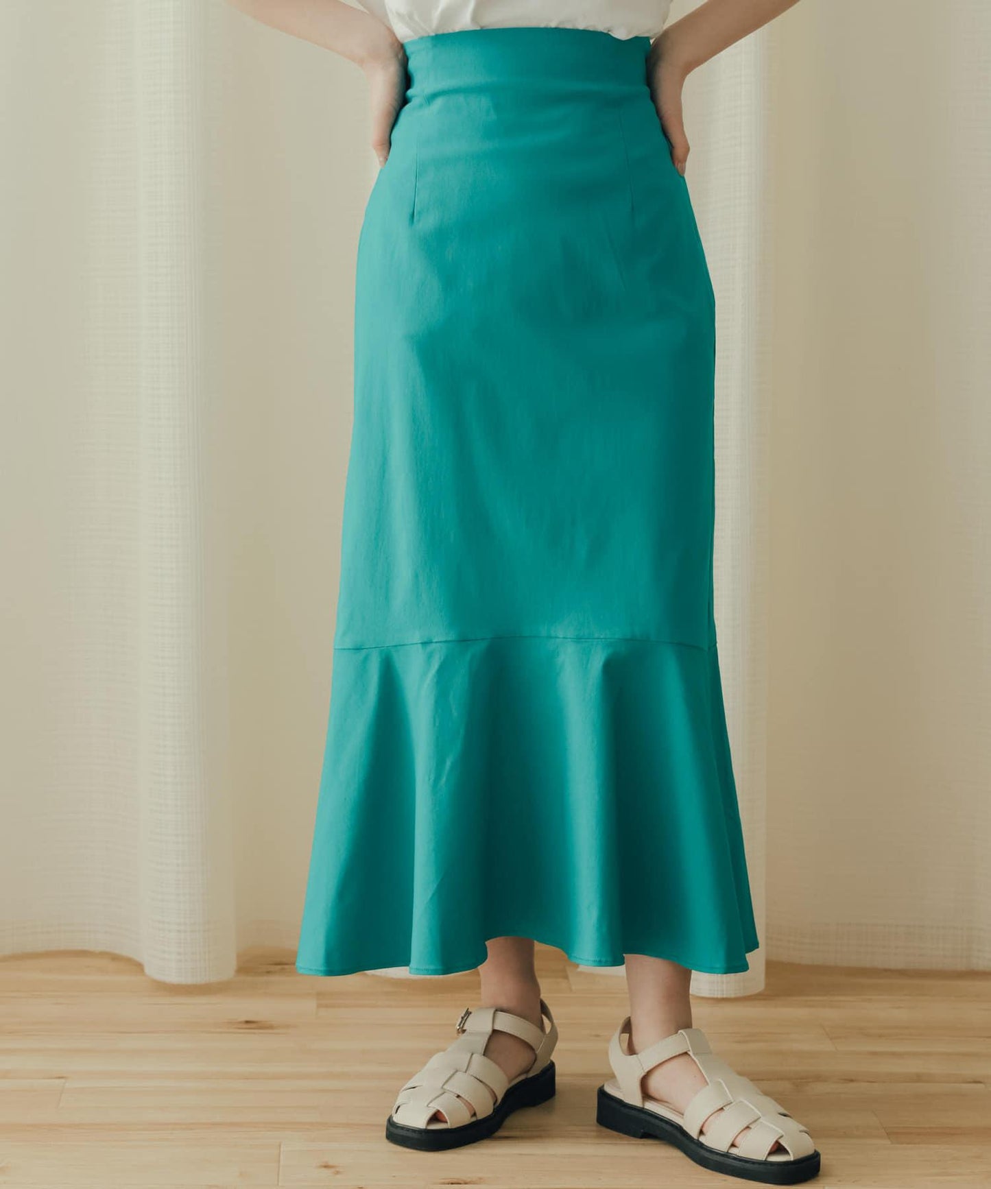 高彈力高腰美人魚裙