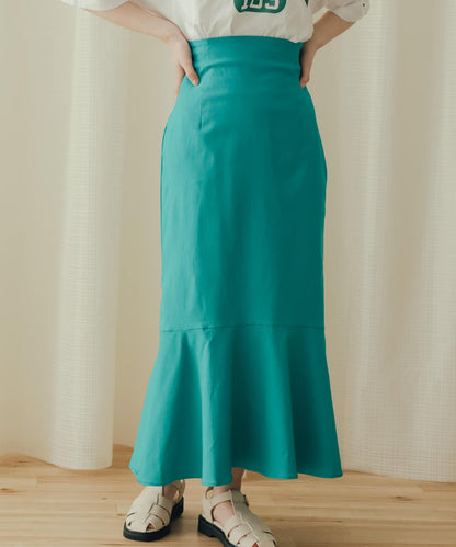 高彈力高腰美人魚裙