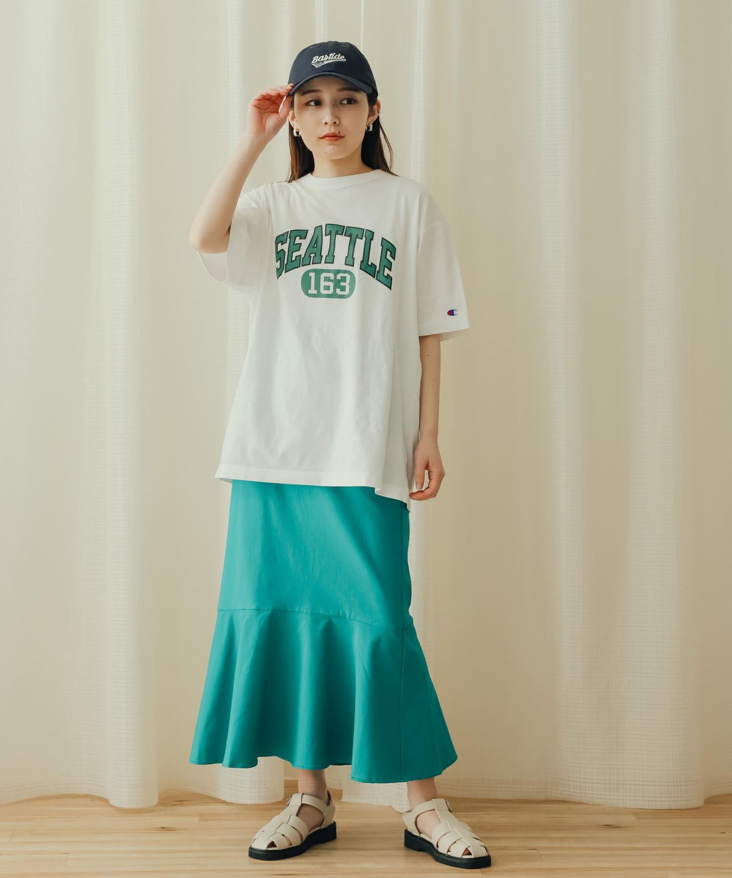 高彈力高腰美人魚裙