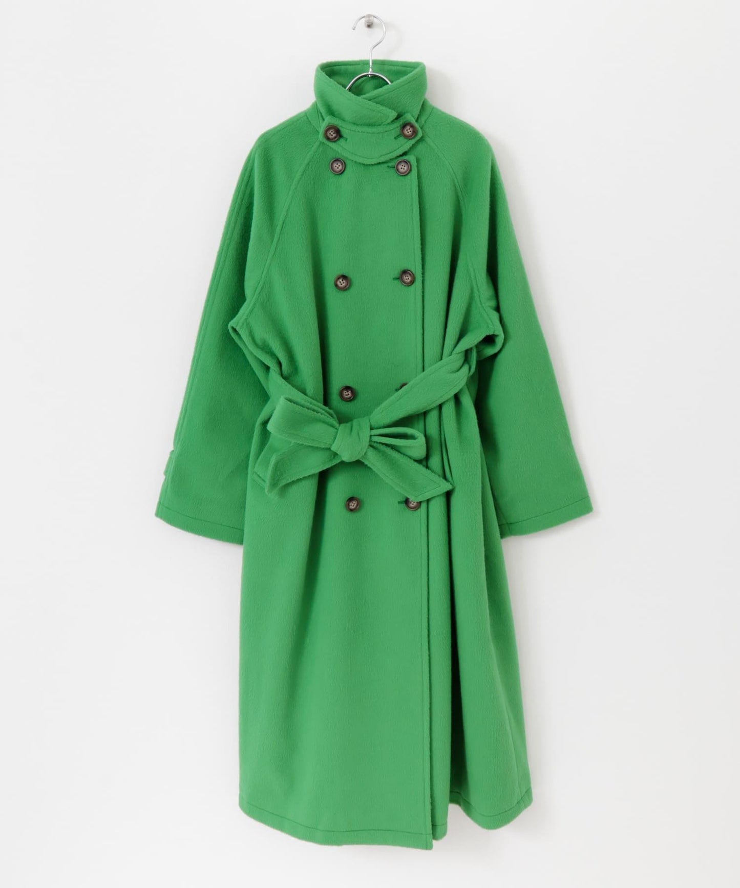 羊毛感2WAY單排扣長款大衣