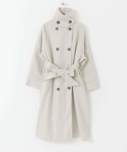 羊毛感2WAY單排扣長款大衣