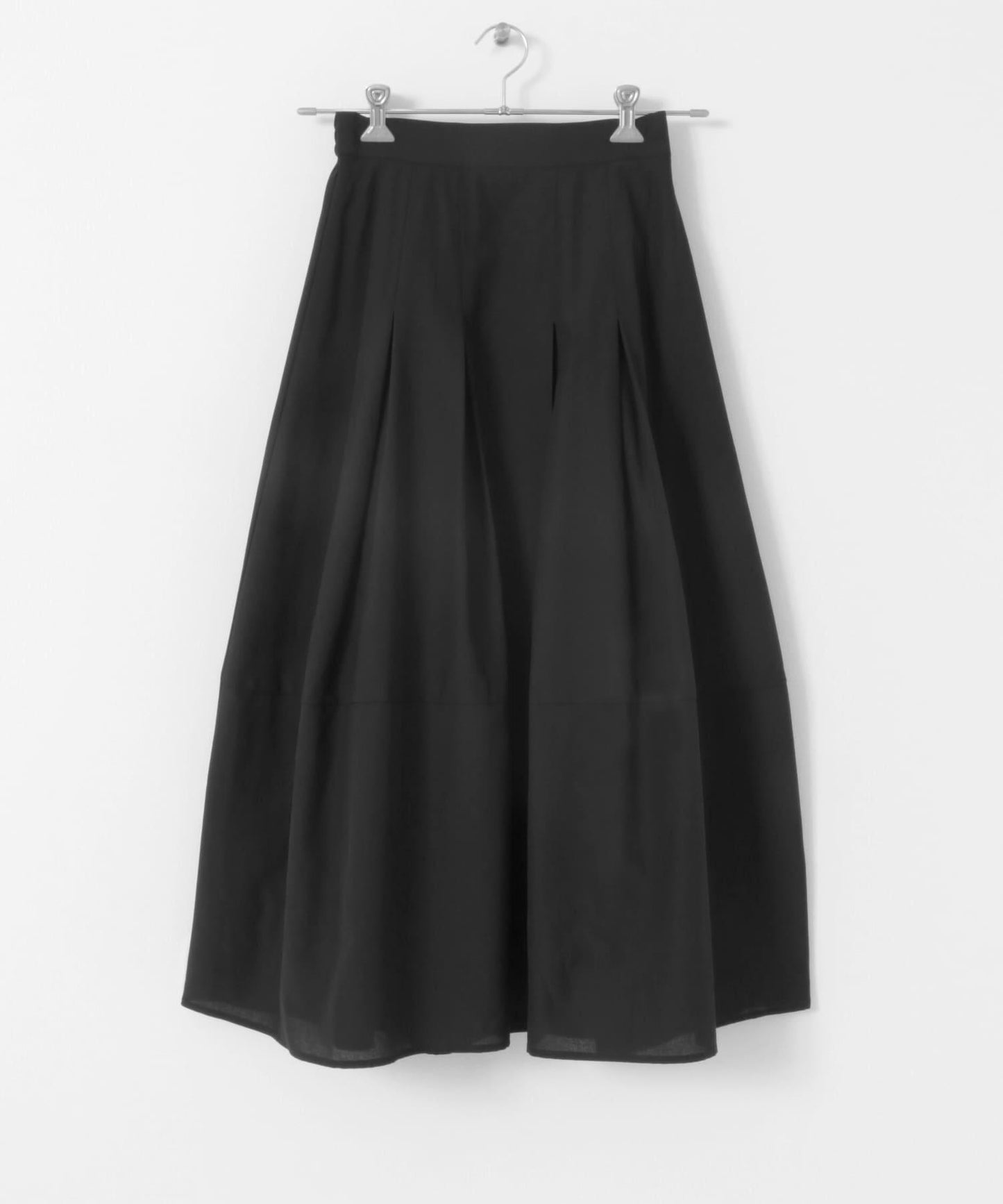 褶皺蓬鬆繭型半身裙