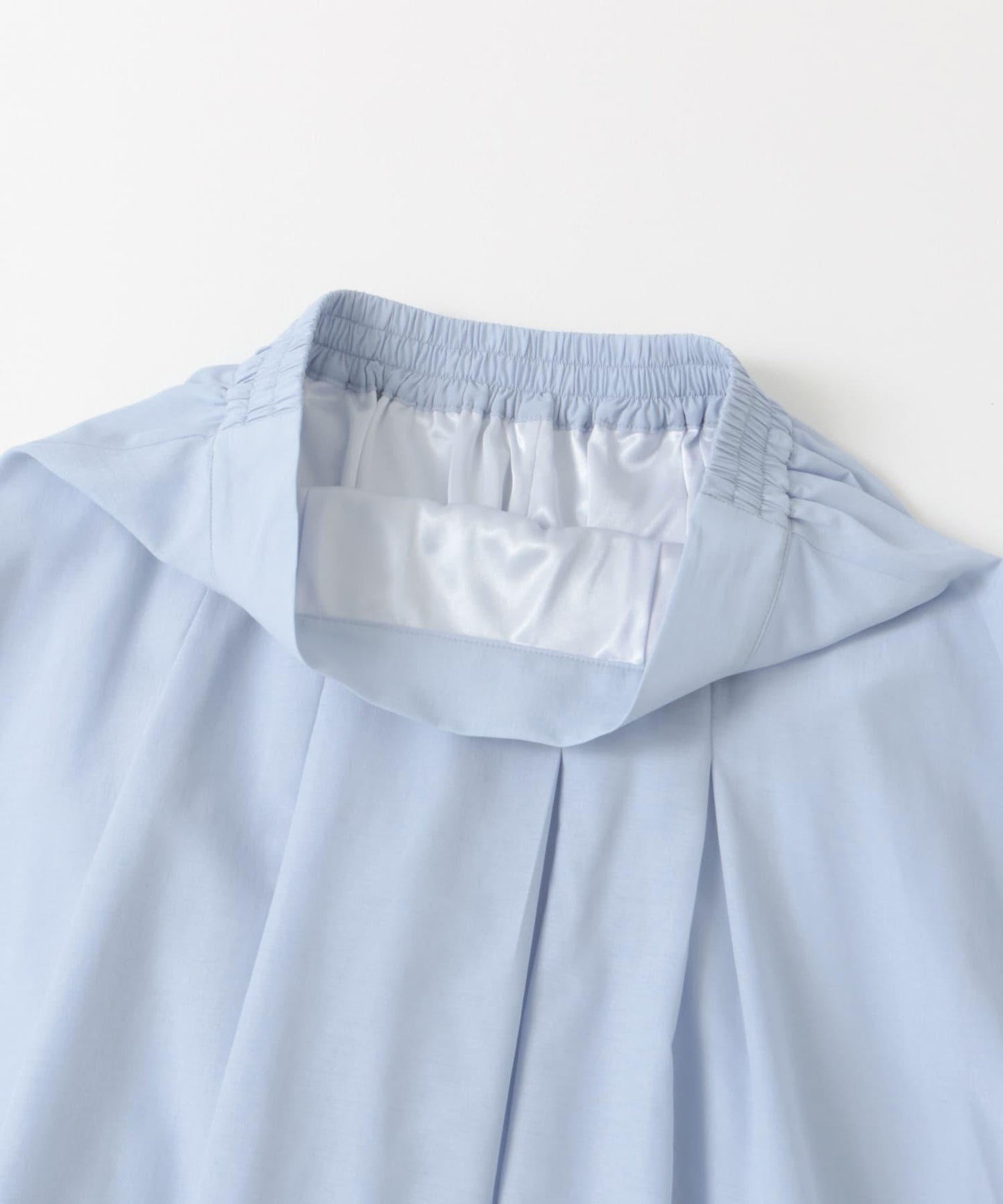 褶皺蓬鬆繭型半身裙