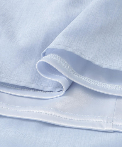 褶皺蓬鬆繭型半身裙