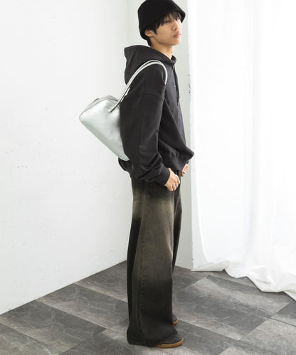 寶石色短款連帽衛衣