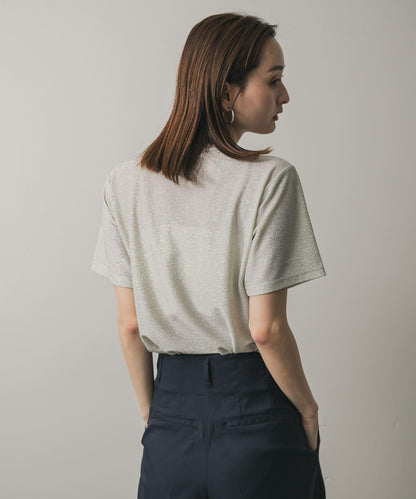 圓領亮絲短袖T恤