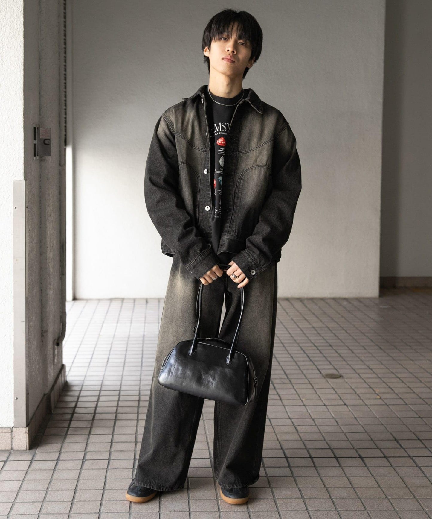 中性款 可搭配套裝 復古風牛仔夾克