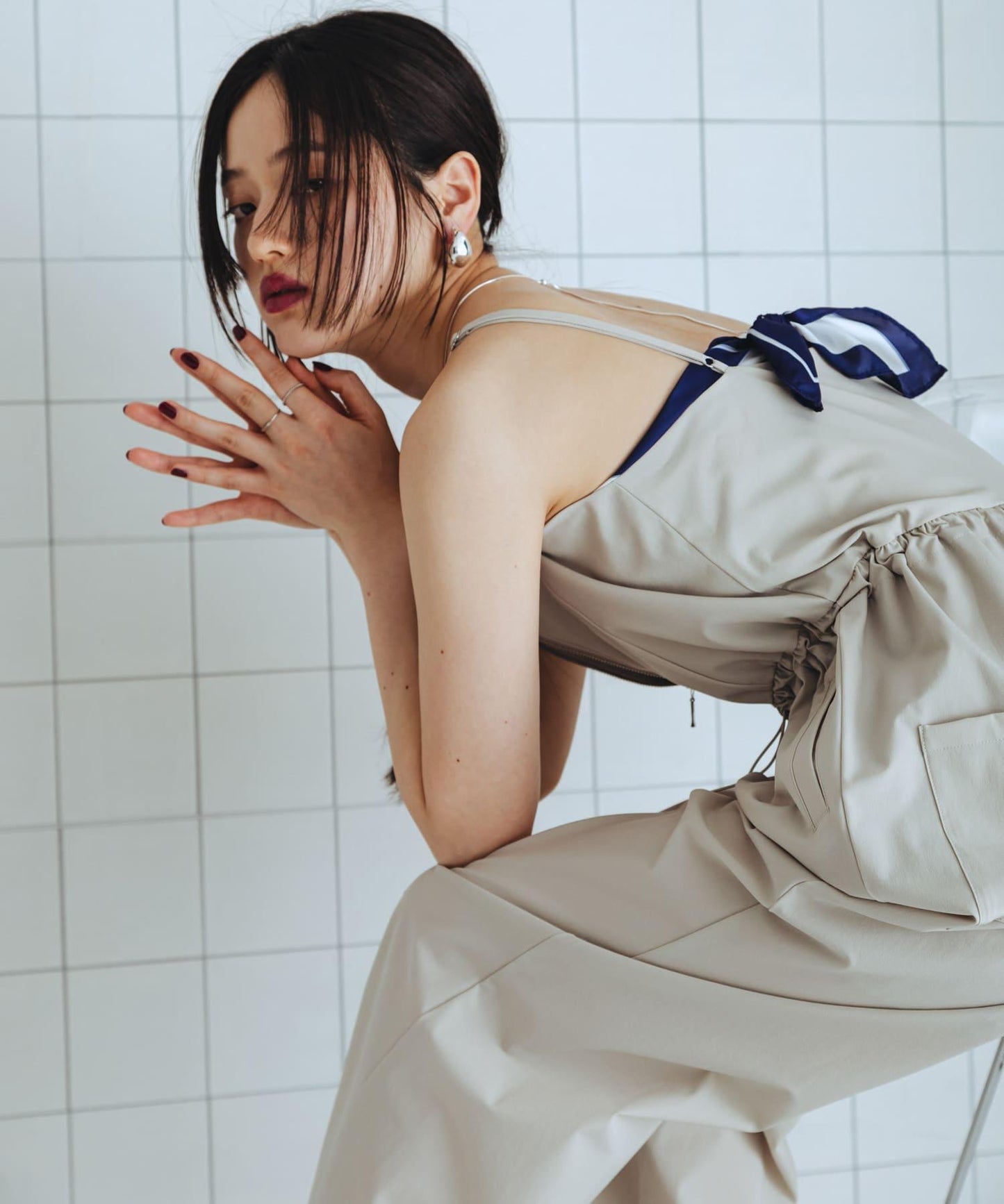 防潑水防紫外線收腰連體褲