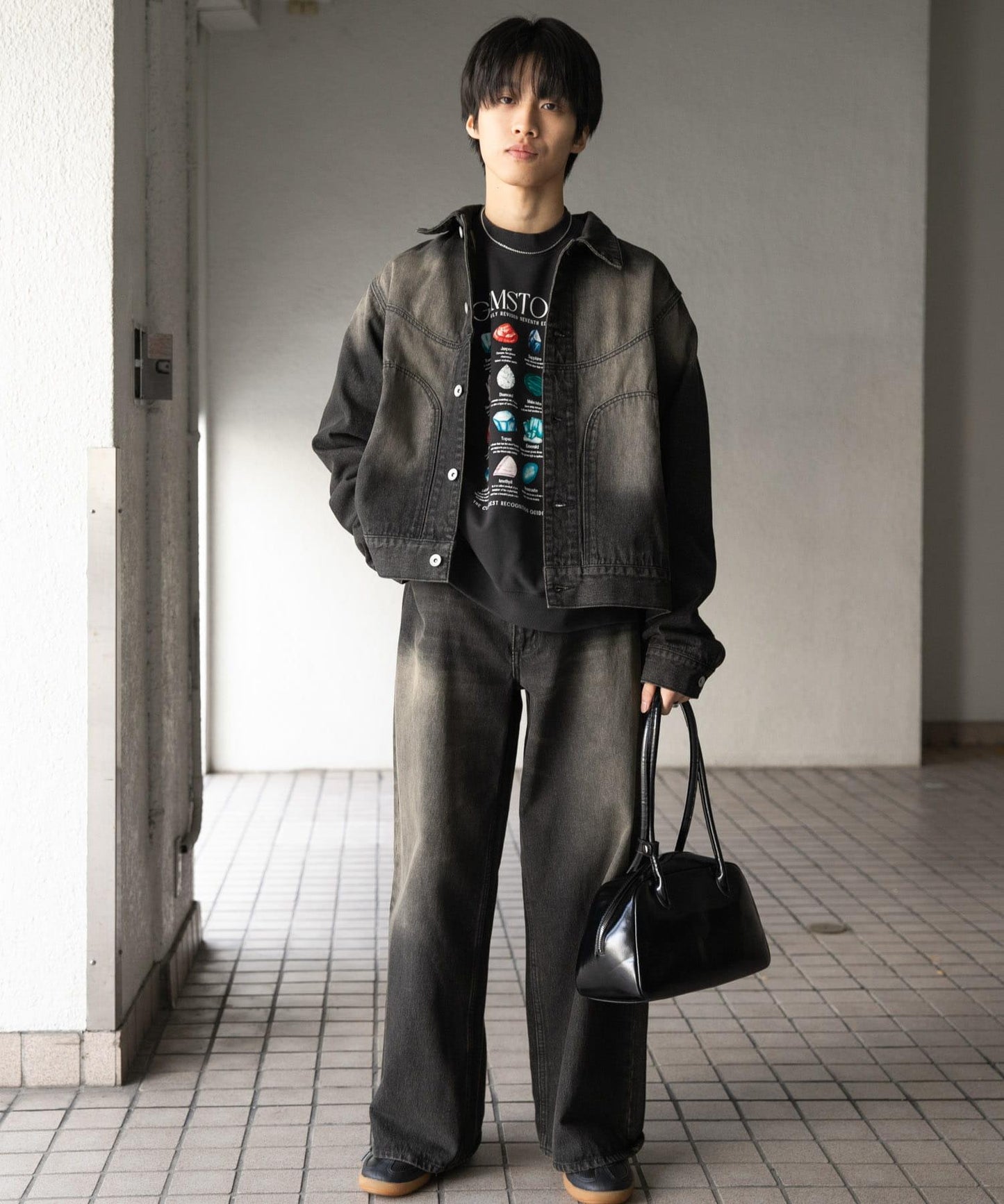 中性款 可搭配套裝 復古風牛仔夾克