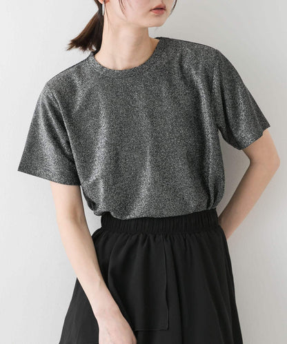 圓領亮絲短袖T恤