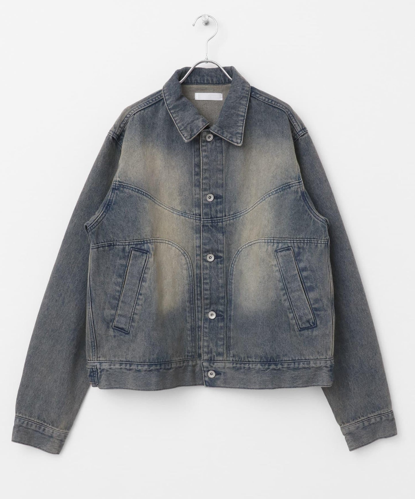 中性款 可搭配套裝 復古風牛仔夾克