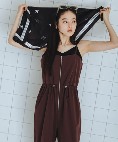 防潑水防紫外線收腰連體褲