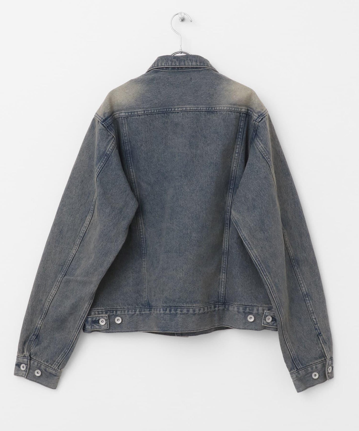 中性款 可搭配套裝 復古風牛仔夾克