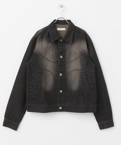 中性款 可搭配套裝 復古風牛仔夾克