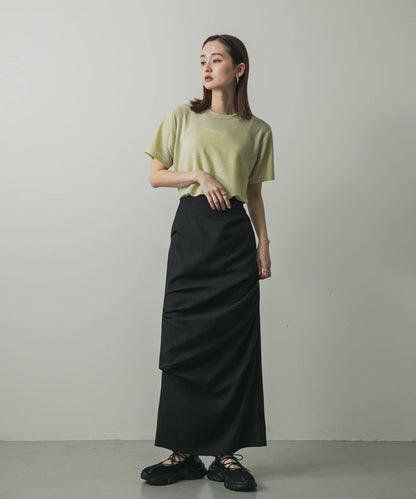 圓領亮絲短袖T恤