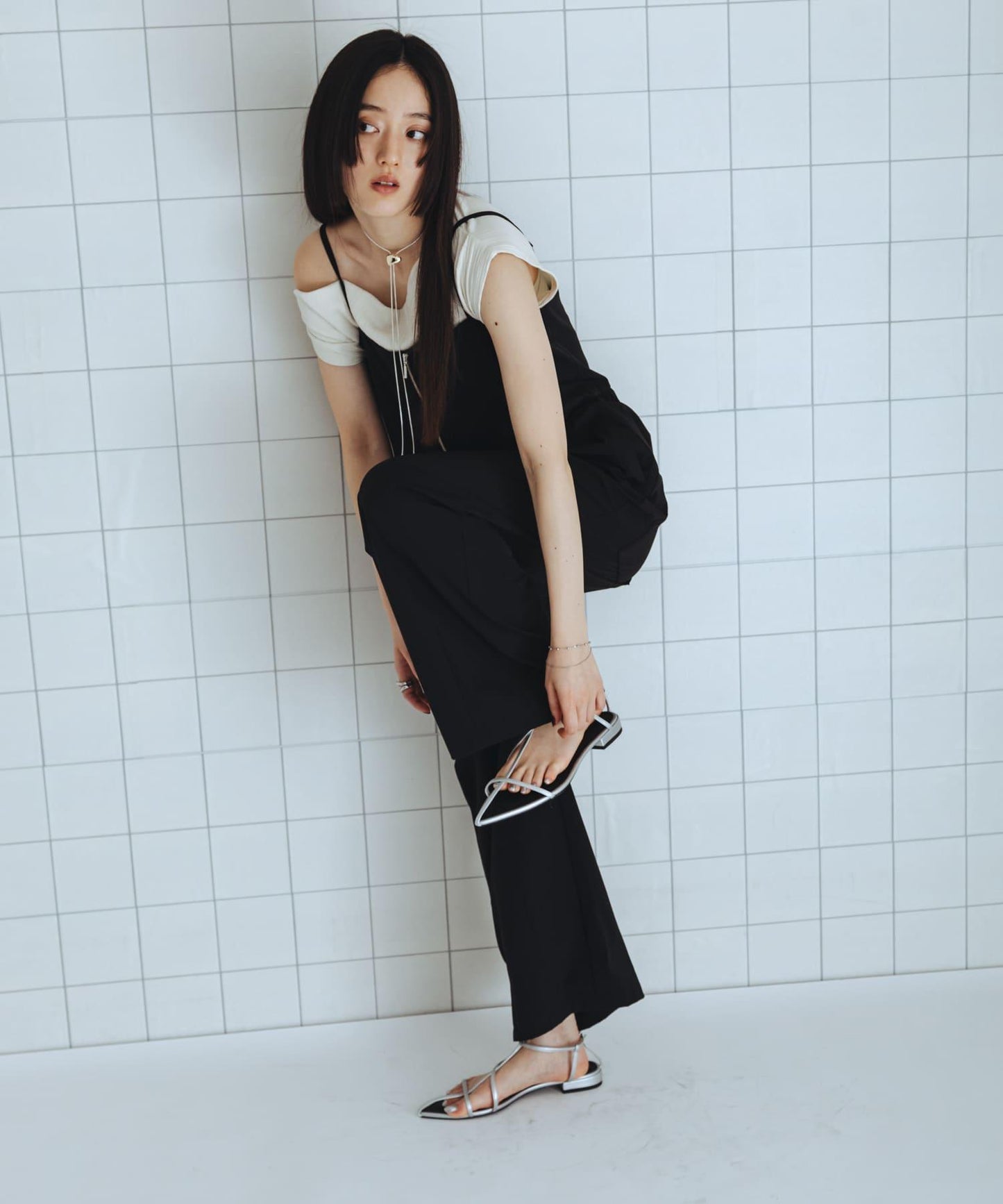 防潑水防紫外線收腰連體褲