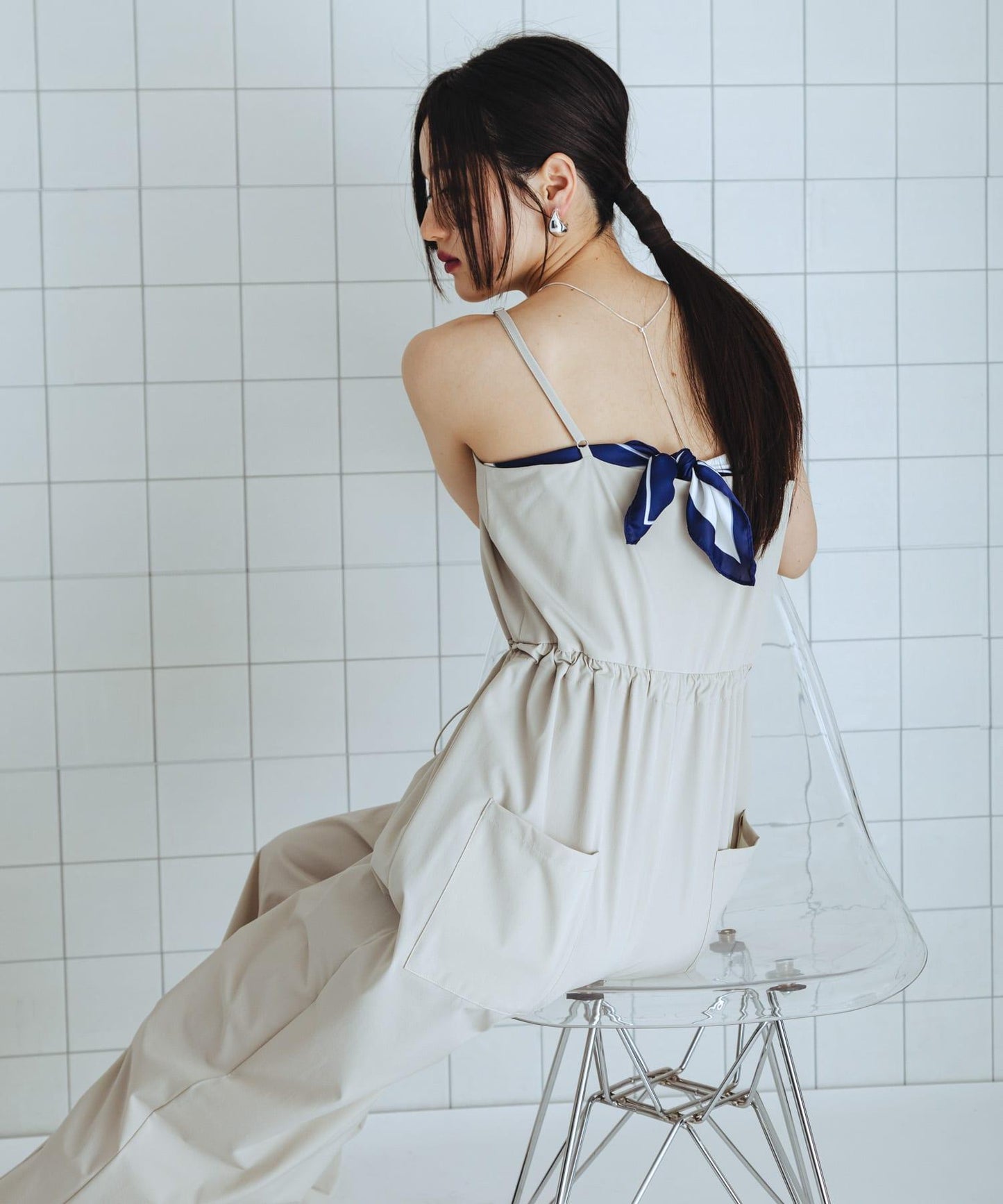 防潑水防紫外線收腰連體褲