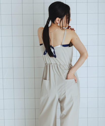 防潑水防紫外線收腰連體褲