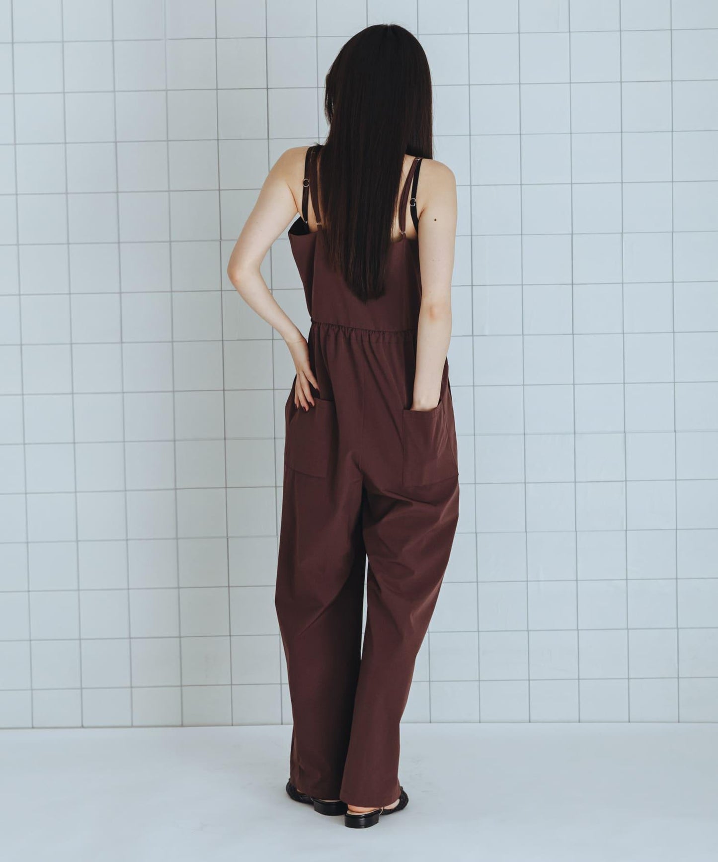 防潑水防紫外線收腰連體褲