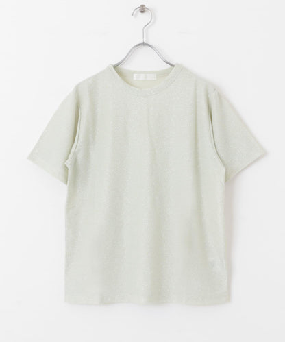 圓領亮絲短袖T恤