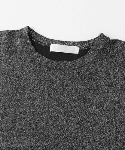 圓領亮絲短袖T恤