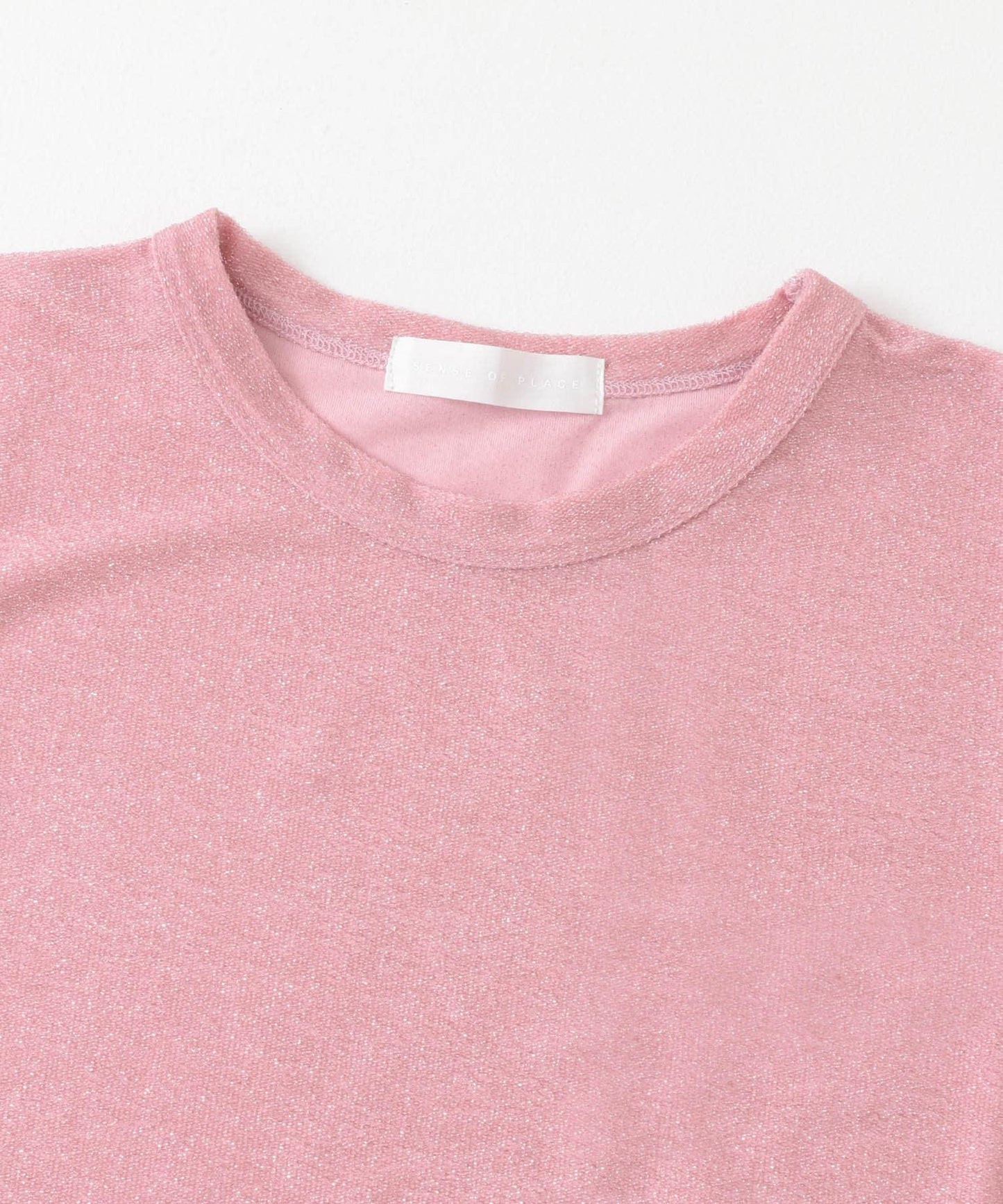 圓領亮絲短袖T恤