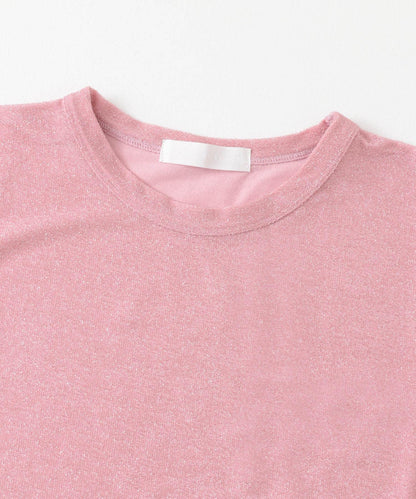 圓領亮絲短袖T恤