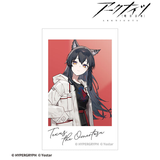 《明日方舟》_血掟德克薩斯 購物ver. 拍立得風格插畫卡
