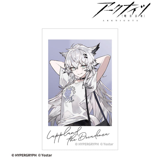 《明日方舟》荒蕪拉普蘭德 購物ver. 拍立得風格插畫卡