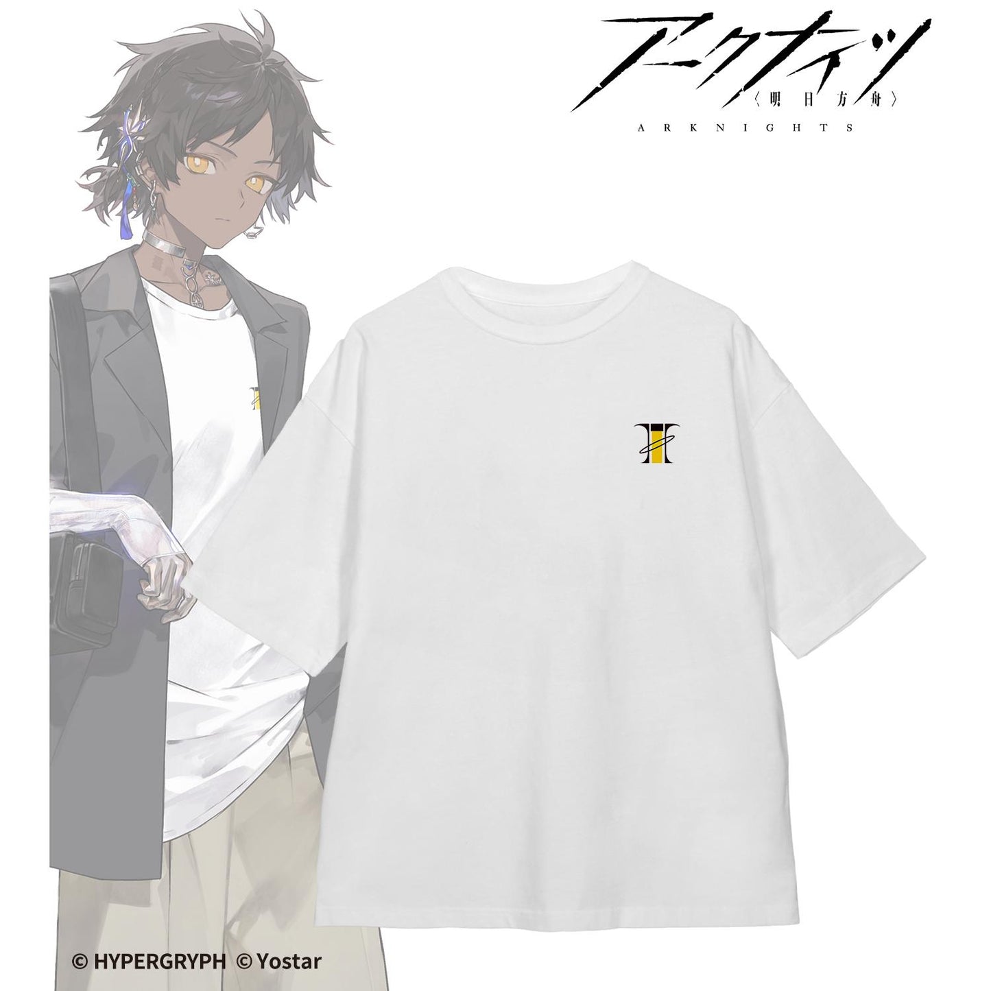 《明日方舟》_（尺碼/S）_引星棘刺 購物款 寬鬆版型男女同款T恤