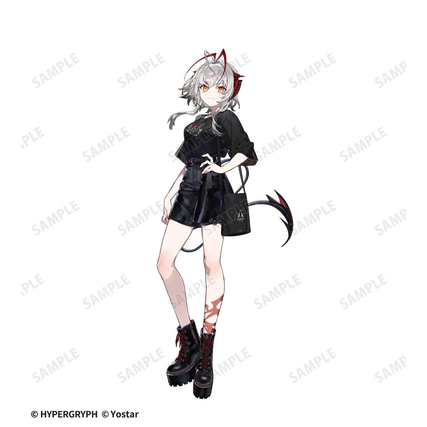 《明日方舟》_（尺碼/XL）_烏有戴爾 購物ver. 穿著款寬鬆版型男女同款T恤