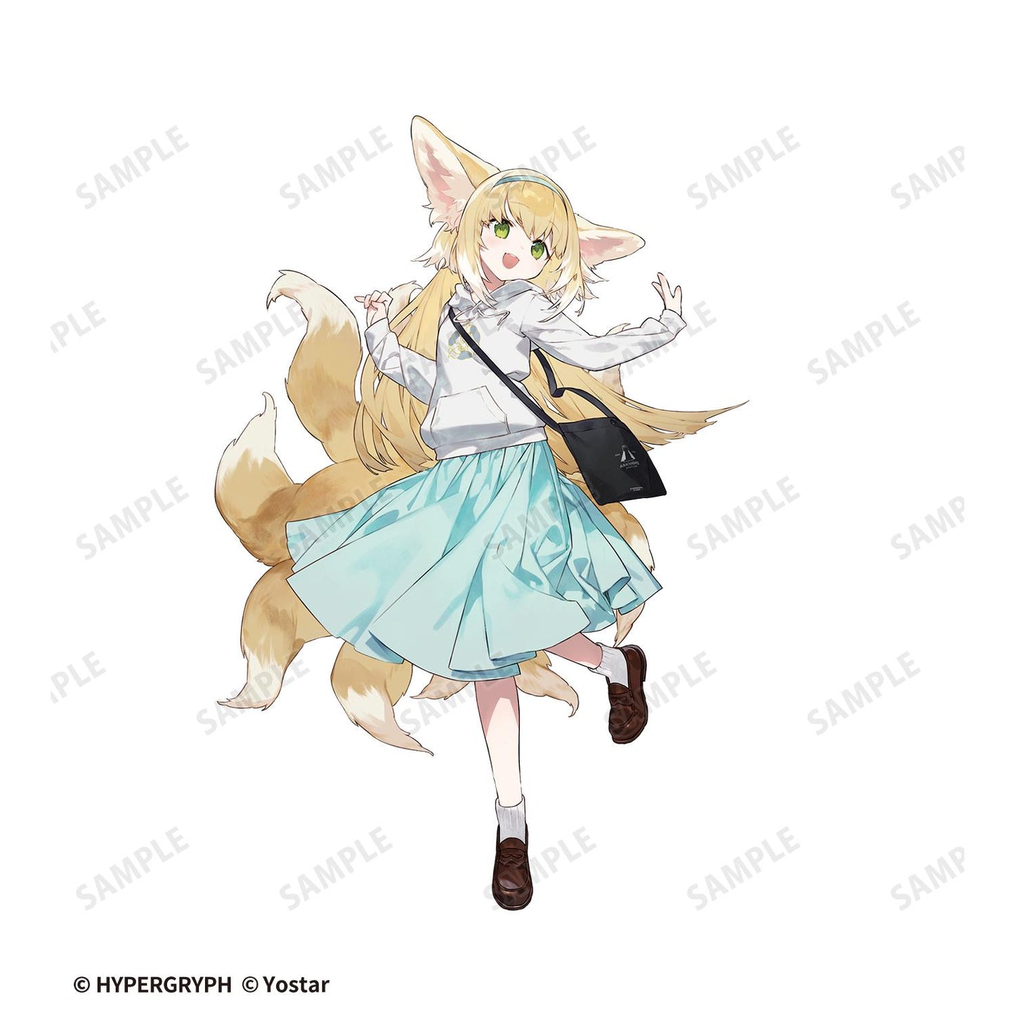 《明日方舟》_（尺碼/M）_鈴蘭 購物款連帽衛衣男士