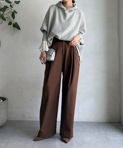 連帽斗篷針織衫