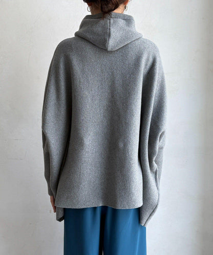 連帽斗篷針織衫