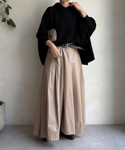 連帽斗篷針織衫