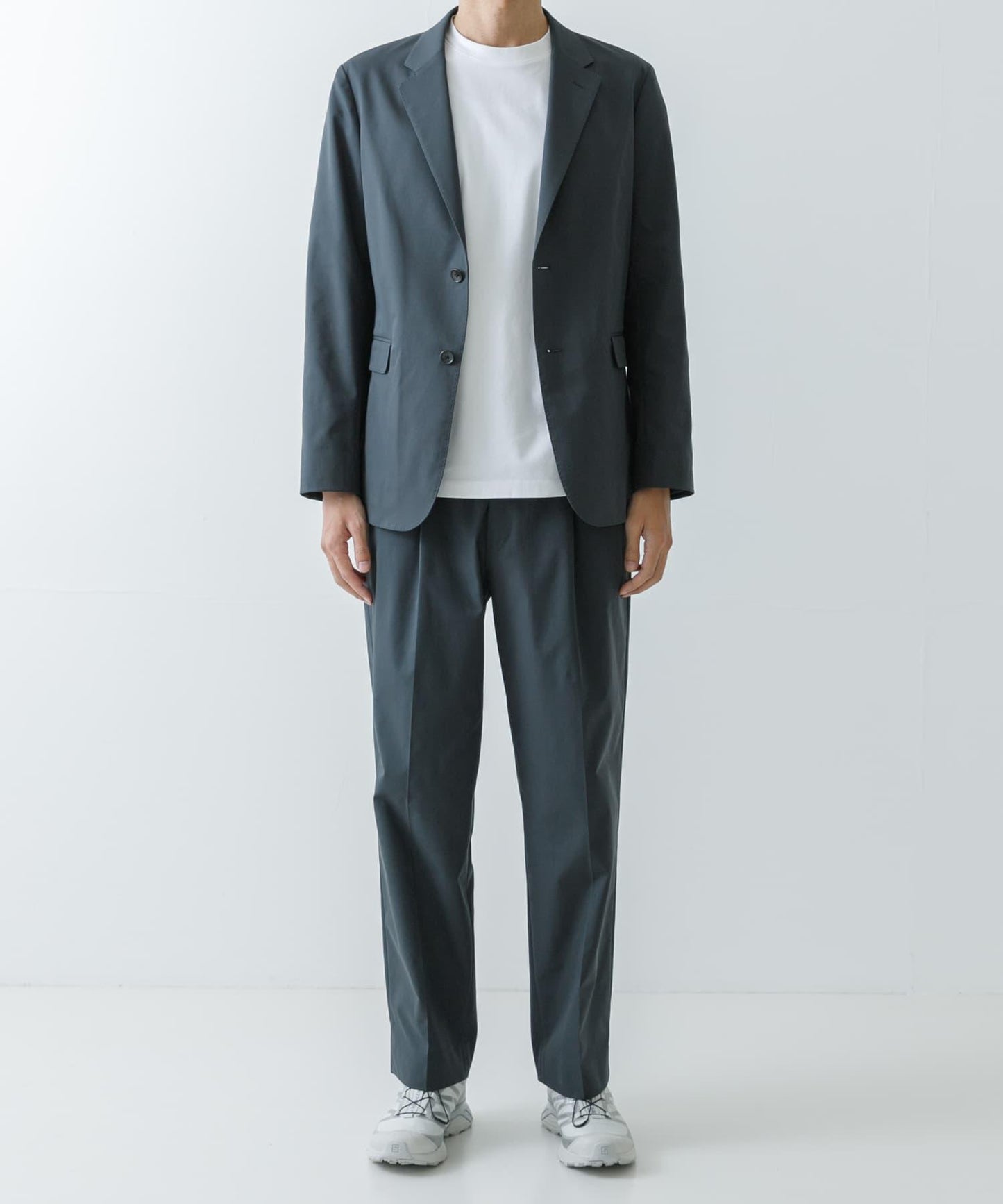 「套裝可搭配」「可機洗」CLEAN DYE斜紋夾克