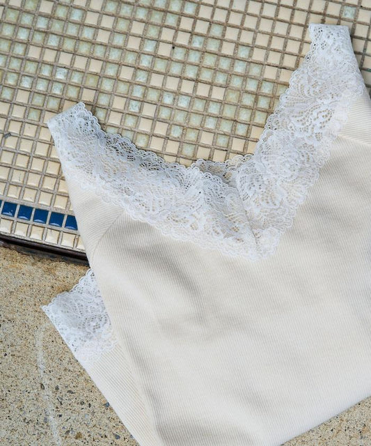 2way蕾絲長袖上衣