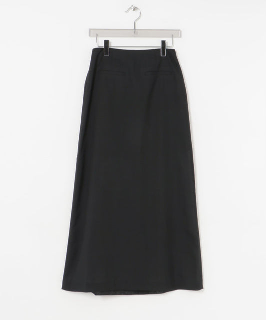 AMOMENTO透視長款半身裙