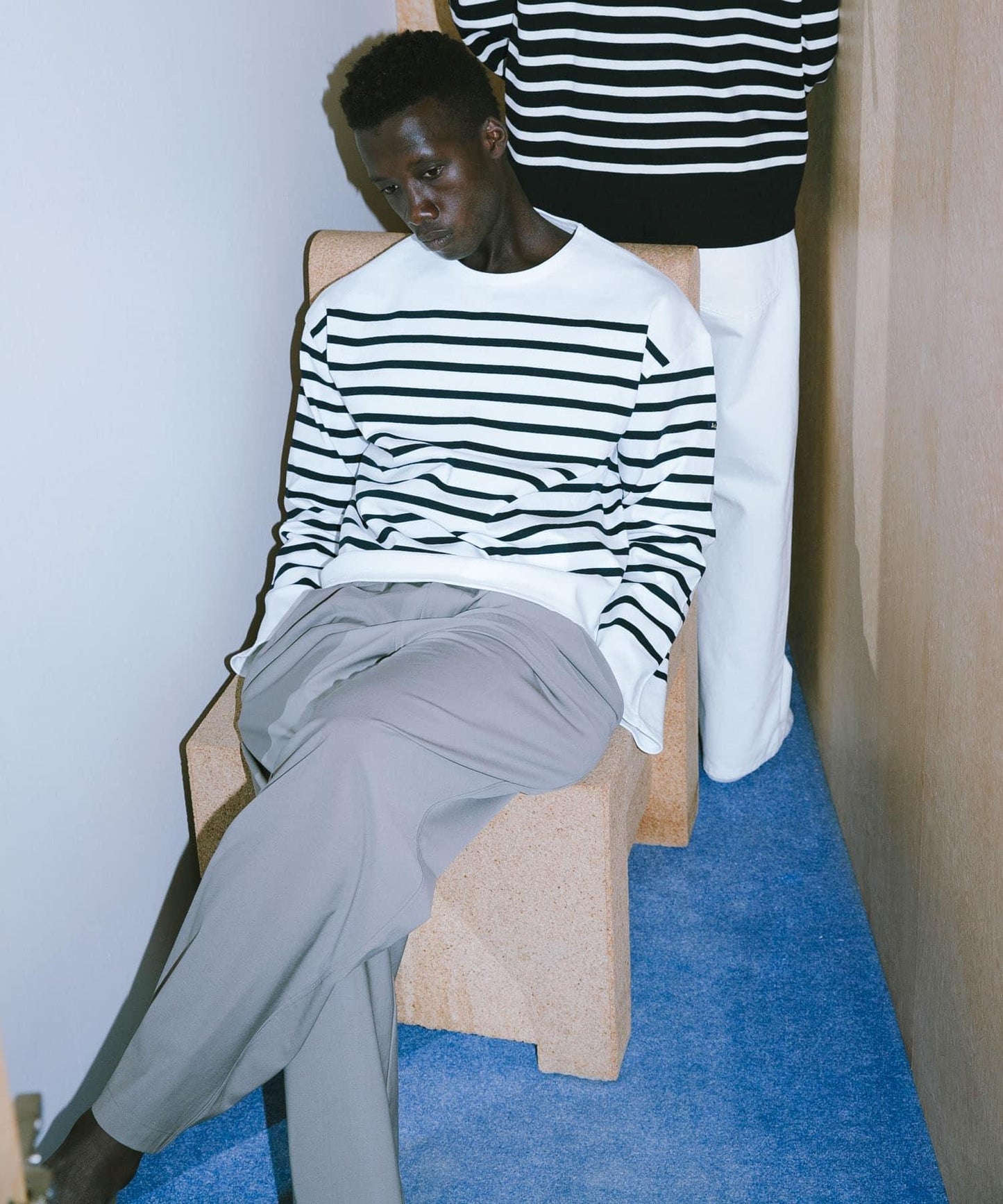 「聯名」Le minor × REVERBERATE × UR 條紋水手衫