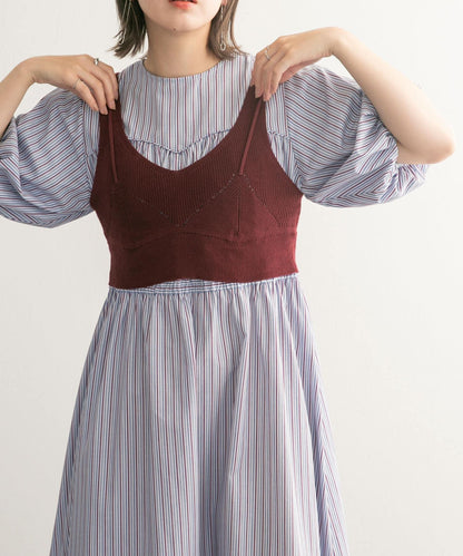 層疊風格針織背心