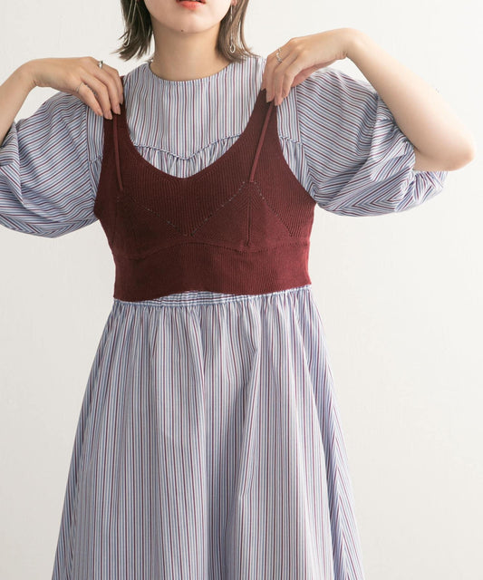 層疊風格針織背心