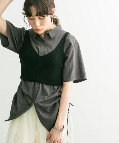 層疊風格針織背心