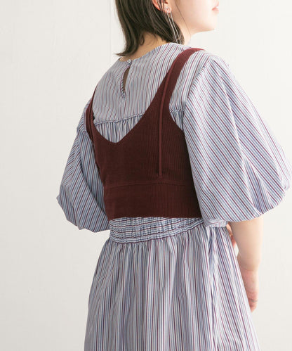 層疊風格針織背心