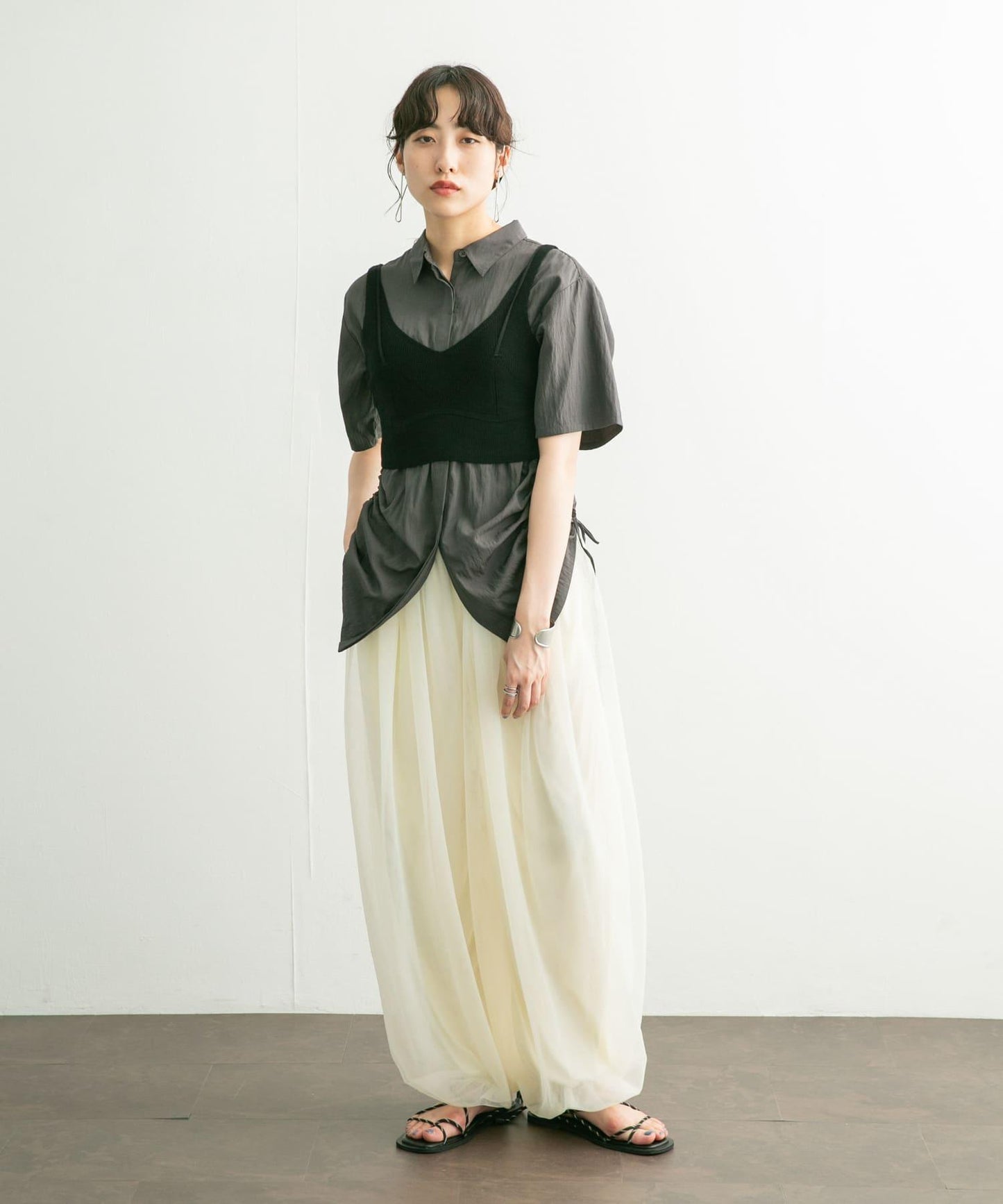 層疊風格針織背心