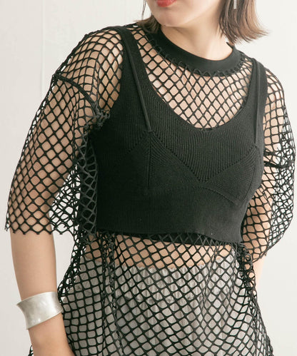 層疊風格針織背心