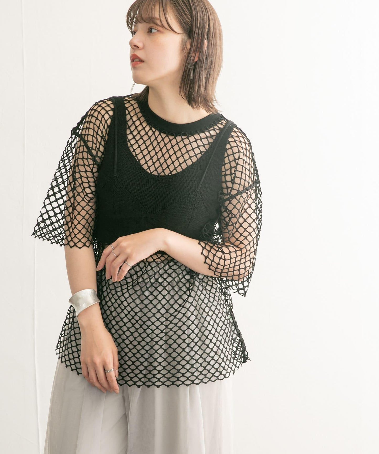 層疊風格針織背心