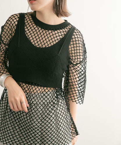 層疊風格針織背心